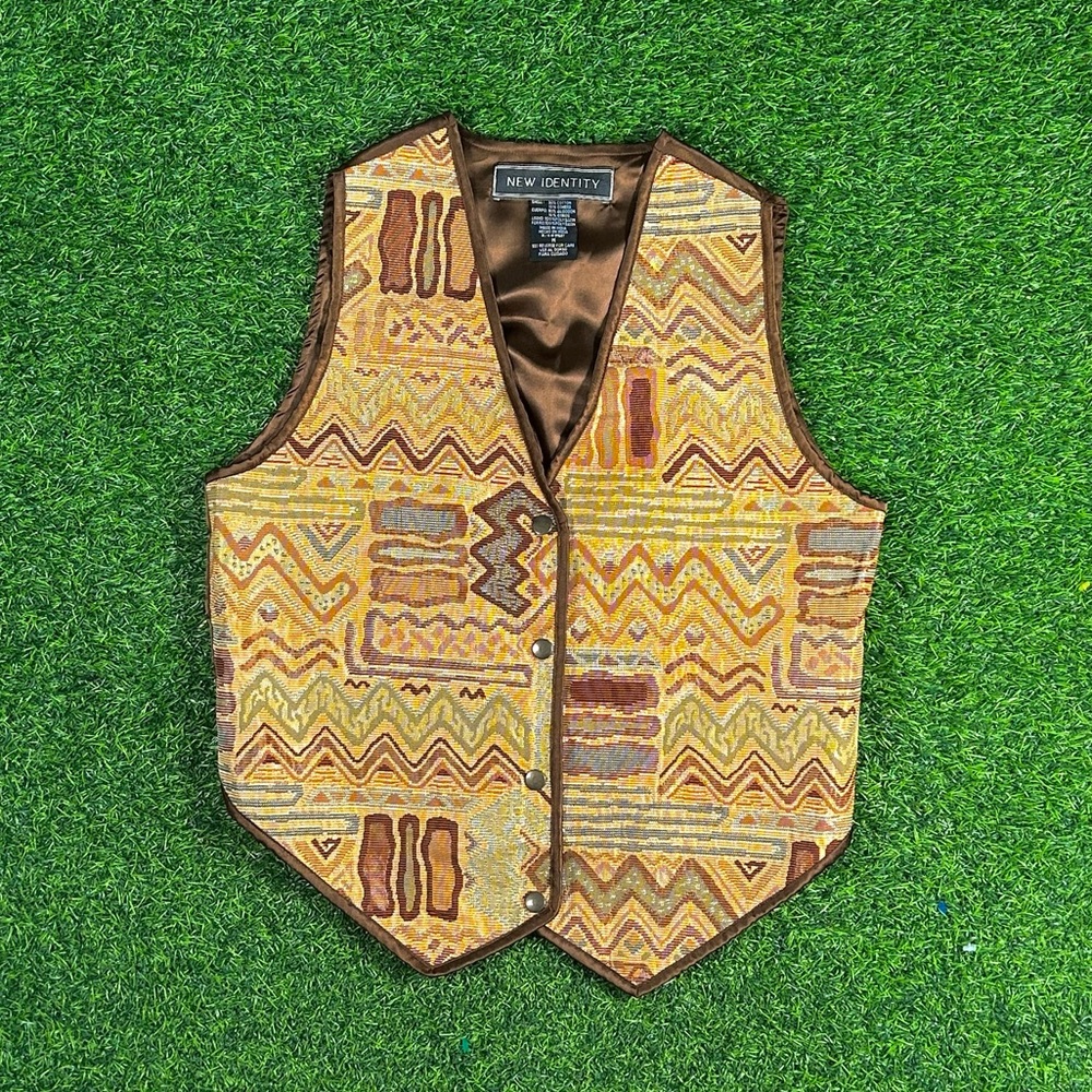 Vintage 90s New Identity vest